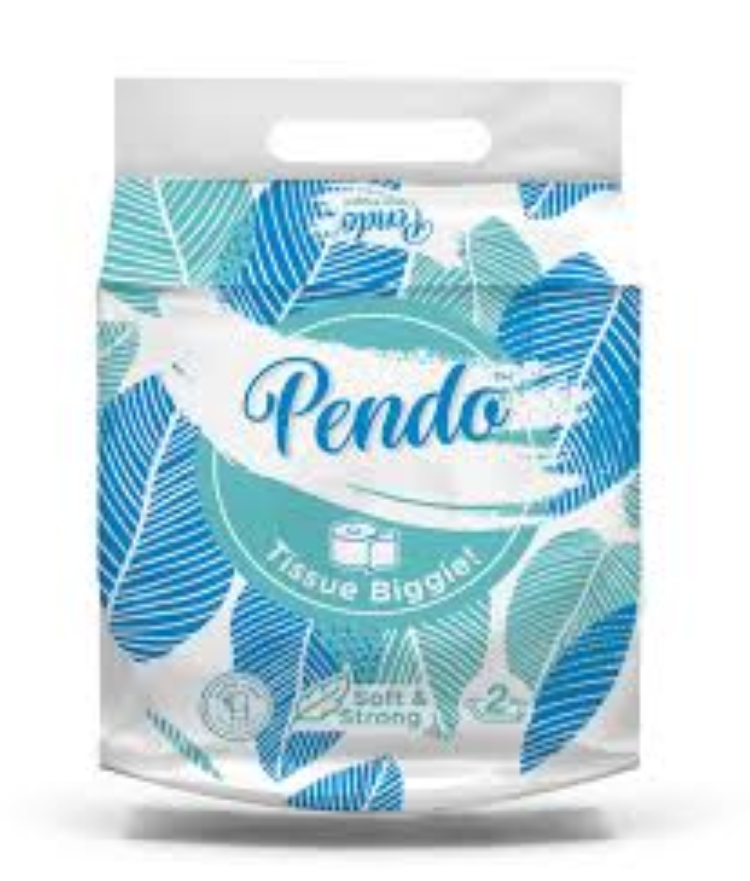  Pendo Tissue Biggie - 500 Sheets  Recycled  2 Ply - Single Pack - Wrapped